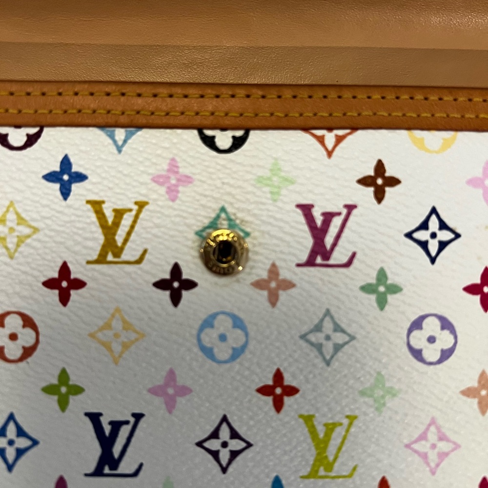 Louis Vuitton x Murakami Multicolour Monogram Porte Tresor Wallet/ WOC - Picture 8 of 12